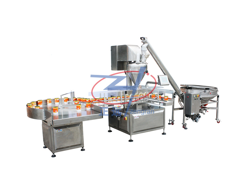 Automatic Powder Bottling Filling Line